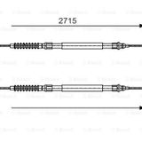 EL FREN TELI ARKA BOXER II JUMPER II DUCATO II ARKA DISK FREN BOY:2712 / 2×890MM (03 06) BOSCH-1987482003