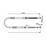 EL FREN TELI ARKA SOL AVENSIS SEDAN SW 97-03 BOSCH 1987477545