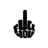 El Isareti Fck You Sticker Oto Motor Kask Cam 15 Cm