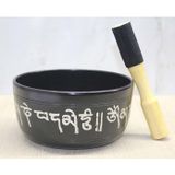 El İşçiliği Motifli Tibet Çanağı (Singing Bowl) Seti – 18 cm