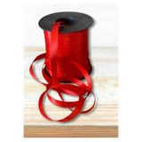 EL İŞİ DİY CRAFT Saten Kumaş Kırmızı Kurdele 1 cm x 100 M El İşi Hediye Paketleme Kına Gelin Çeyiz Bohça Süsü Fiyonk
