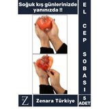 El Isıtıcısı Kamp Outdoor Gündelik Sevgiliye Sihirli Jel Kalp Cep Sobası 5 Adet Termojel