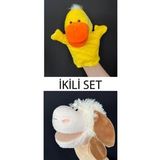 El Kuklası Ördek ve Kuzu Arkadaşlar İkili Set El Kuklası