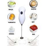 El Mikseri, Pilli Süt Köpürtücü, Kahve Çırpıcı, Telli Blender, Cappuccino Mixer