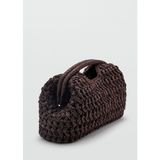 El Örgüsü Clutch Çanta - Kahve Bizon