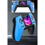 El Oyun Konsolu 520 Retro Oyunlu Tv Bağlantılı Gamepad Oyun Konsolu Taşınabilir Konsol - Mavi