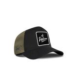 El Patron Logolu Cordura Siyah-Haki Trucker Şapka