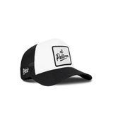 El Patron Logolu Siyah-Beyaz Trucker Şapka