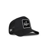 El Patron Logolu Siyah Trucker Şapka