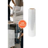 El Tipi Şeffaf Streç Film Mobilya Eşya Koli Palet Paket Taşıma Sarma Koruma 50 Cm X 100 M 17 Mikron