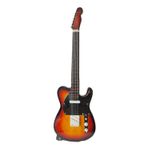 El Yapımı 1/4 Ölçek Minyatür Gitar Fender Telecaster Yellowburst