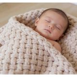El Yapımı Alize Puffy Bebek Battaniyesi El Örgüsü - Balköpüğü - 90*90