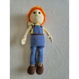El Yapımı Amigurumi - El Örgüsü Kız Bebek Oyuncaklar (Turuncu Erkek)