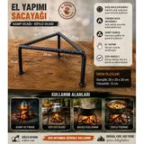 El Yapımı Çelik Sacayağı, Kamp Ocağı, Piknik Ocağı, Kışlık Hazırlama Ocağı, Köylü Ocağı, Odun Ocağı