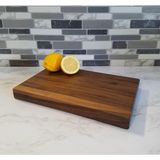 El Yapımı Ceviz Kesme Tahtası, Profesyonel Et ve Sebze Doğrama 40X25X5 cm - Ahşap - Ceviz - Seçenek 1