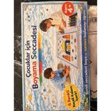 El Yapımı 🎨 Çocuklar Için Boyamalı Seccade 6 Renk Keçeli Kalem Boyama Seti