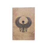 El Yapımı Defter Günlüğü Kartal, Çevre Dostu, Asitsiz El Yapımı Kağıt, Düz Açık, Yumuşak Kapak, A6 boyutunda, 125 GSM, 140 Çizgili Çizgili Sayfa (2'li set)