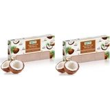 El Yapımı Doğal Banyo Sabunu Hindistan Cevizi 3 * 150 gr x 2 Adet (Toplam 6 Adet) - standart