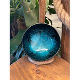 El Yapımı Hindistan Cevizi Kasesi Ve Kase Altlığı - Coconut Bowl - Bowl Kasesi - Çerezlik - Ahşap
