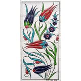 El Yapımı İznik Çini Karo -1 (10*20 Cm.) - Can Seramik