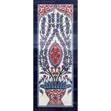 El Yapımı İznik Çini Karo -10 (40*100 Cm.) - Can Seramik