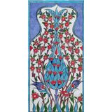 El Yapımı İznik Çini Karo -13 (20*40 Cm.) - Can Seramik