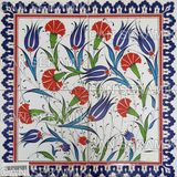 El Yapımı İznik Çini Karo -6 (40*40 Cm.) - Can Seramik