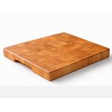 El Yapımı Kiraz Ağacından End Grain Kesme Tahtası 39x29x4 cm – Masif Ahşap Kasap Blok – Kalın Doğrama Tahtası – Profesyonel Mutfak ve Sunum Tahtası