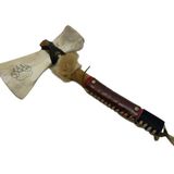 El Yapımı Kızılderili Doğal Kemik Balta 45cm (Model 7)