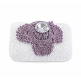 El Yapımı Kokulu Süs Banyo Sabunu, Dantel Detaylı, 7x5x3 cm, Hediyelik, Düğün ve Kına için Özel, 1 Adet