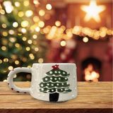El Yapımı Kupa Mug - El Yapımı Çam Ağacı