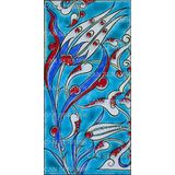 El Yapımı Kütahya Çini Karo -14 (10*20 Cm.) - Can Seramik
