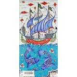 El Yapımı Kütahya Çini Karo -27 (20*40 Cm.) - Can Seramik