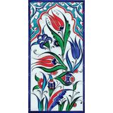 El Yapımı Kütahya Çini Karo -29 (10*20 Cm.) - Can Seramik