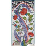 El Yapımı Kütahya Çini Karo -32 (20*40 Cm.) - Can Seramik