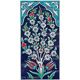 El Yapımı Kütahya Çini Karo -34 (10*20 Cm.) - Can Seramik