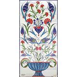 El Yapımı Kütahya Çini Karo -4 (40*80 Cm.) - Can Seramik