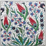 El Yapımı Kütahya Çini Karo -62 (20*20 Cm.) - Can Seramik