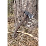 El Yapımı Mangel Yarma Baltası – ST60 Çelik, 50 cm Gürgen Saplı, Çekiç Fonksiyonlu, Kamp, Bushcraft ve Bahçe İşleri İçin Çok Amaçlı Outdoor Balta | Tanto Bushcraft