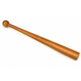 El Yapımı Masif Ahşap tokmak Masaj Sopası, 70 cm, Yuvarlak Başlıklı, Ergonomik Tasarım