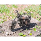 El Yapımı Metal Motosiklet Modeli16 cm. Retro Vintage Dekoratif Biblo Ev Ofis Hediyesi