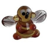 El Yapımı Mini Murano Cam Arı Biblo A132-06