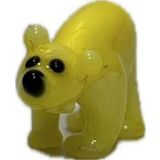 El Yapımı Mini Murano Cam Ayı Biblo A173-06