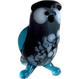 El Yapımı Mini Murano Cam Baykuş Biblo A117-04