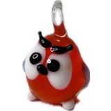 El Yapımı Mini Murano Cam Baykuş Biblo A147-02