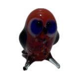 El Yapımı Mini Murano Cam Baykuş Biblo A159-02