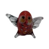 El Yapımı Mini Murano Cam Baykuş Biblo A160-02