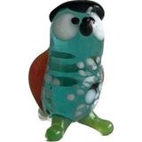 El Yapımı Mini Murano Cam Baykuş Biblo A97-02