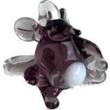 El Yapımı Mini Murano Cam Fare Biblo A114-03