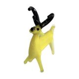 El Yapımı Mini Murano Cam Geyik Biblo A143-01
